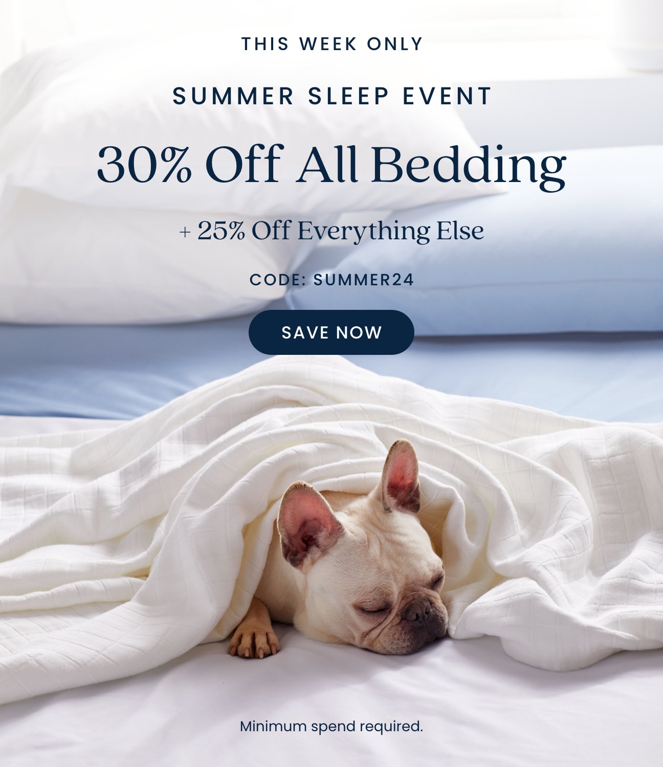 30% off all bedding