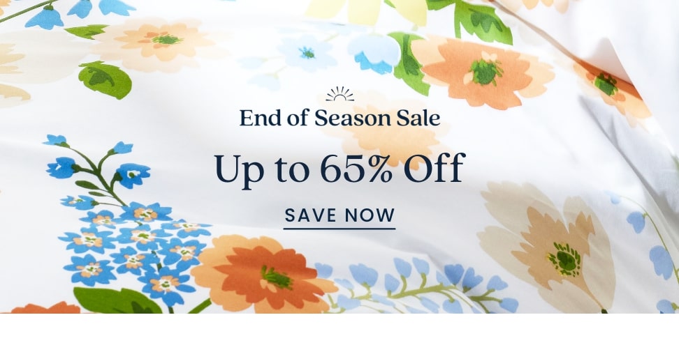 End of Season Sale 65% off sale