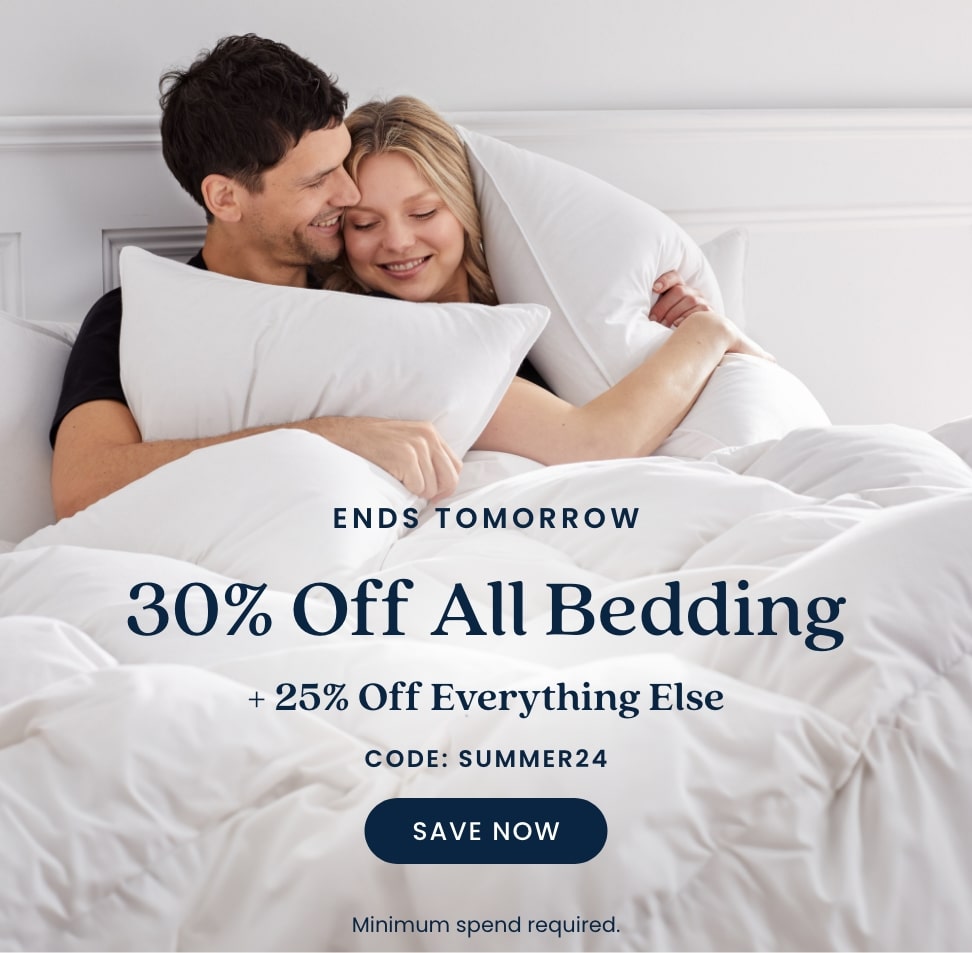 Ends Tomorrow 30% off all bedding