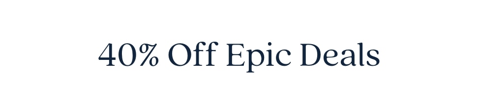 40% off epic deals