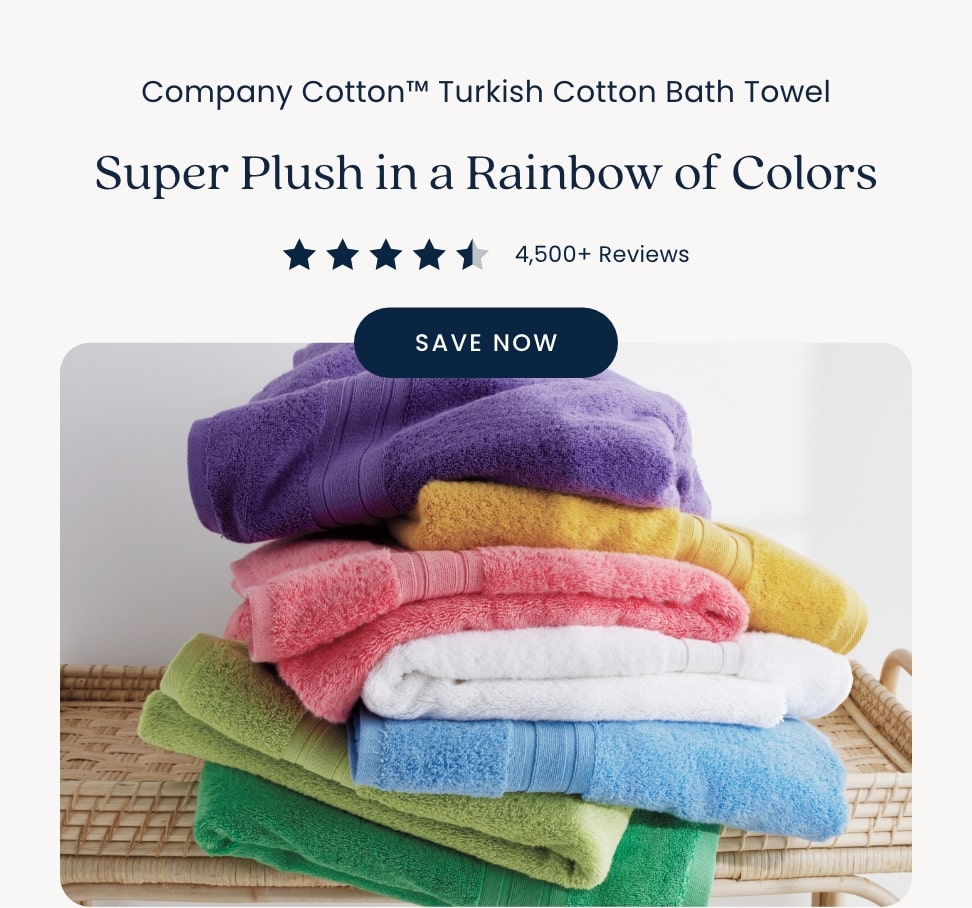 Shop Company Cotton Turkish Cotton Bath Towel