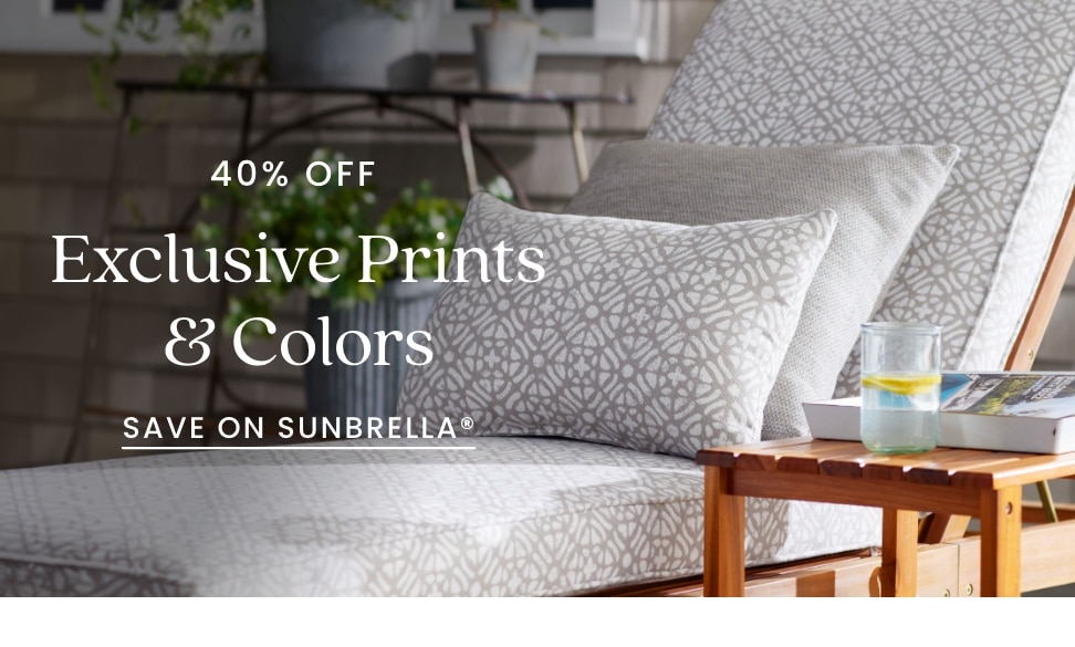 Save on Sunbrella