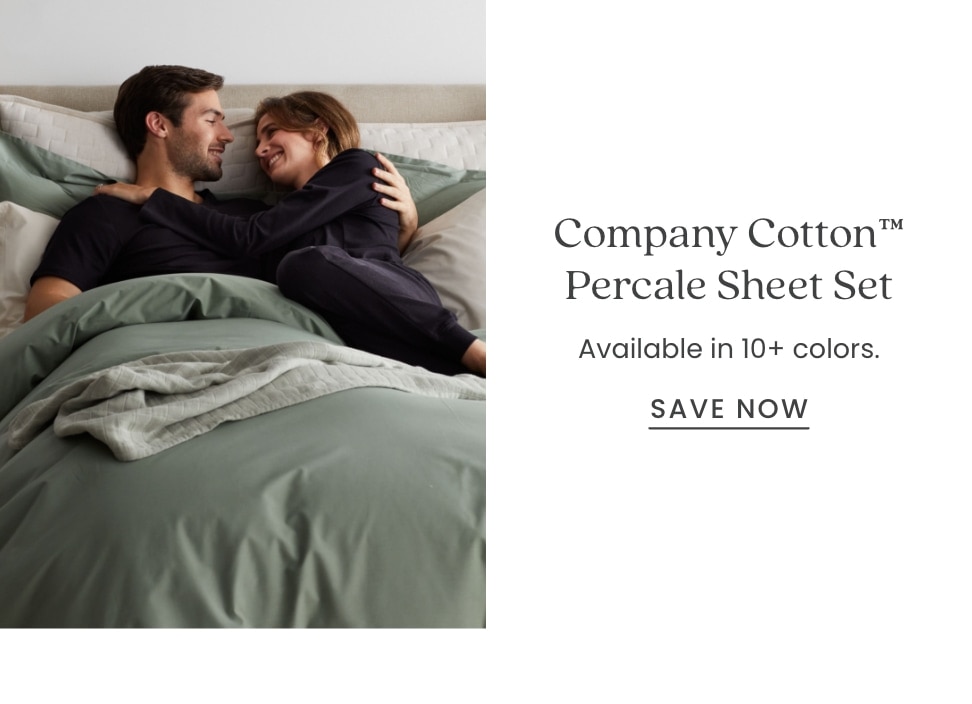 Save on Company Cotton Percale Sheet Set